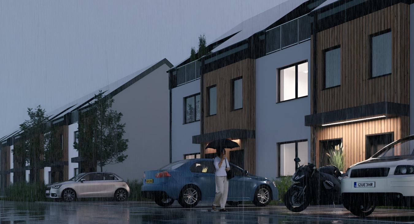 Wizualizacja - osiedle familijne